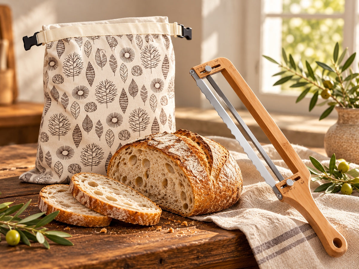 The Loaf Carver and Artisan Bread Bag pair